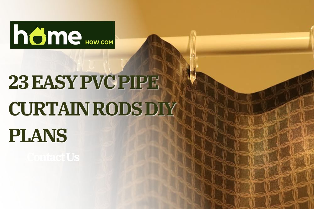 23 Easy PVC Pipe Curtain Rods DIY Plans