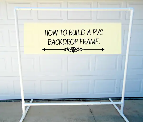 Freestanding DIY PVC Backdrop: How to Hang Your Paper Flowers