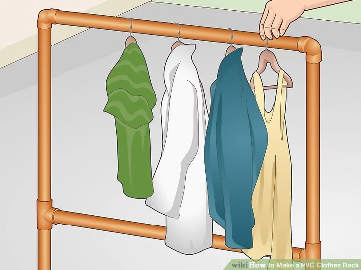 How to Make a PVC Clothes Rack: 13 Steps (with Pictures) – wikiHow