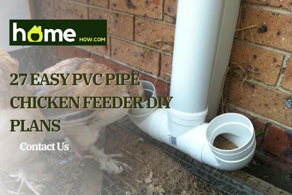 PVC Pipe Chicken Feeder DIY Plans