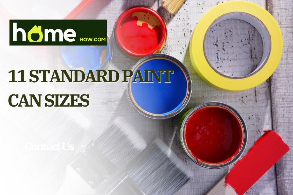 11 Standard Paint Can Sizes