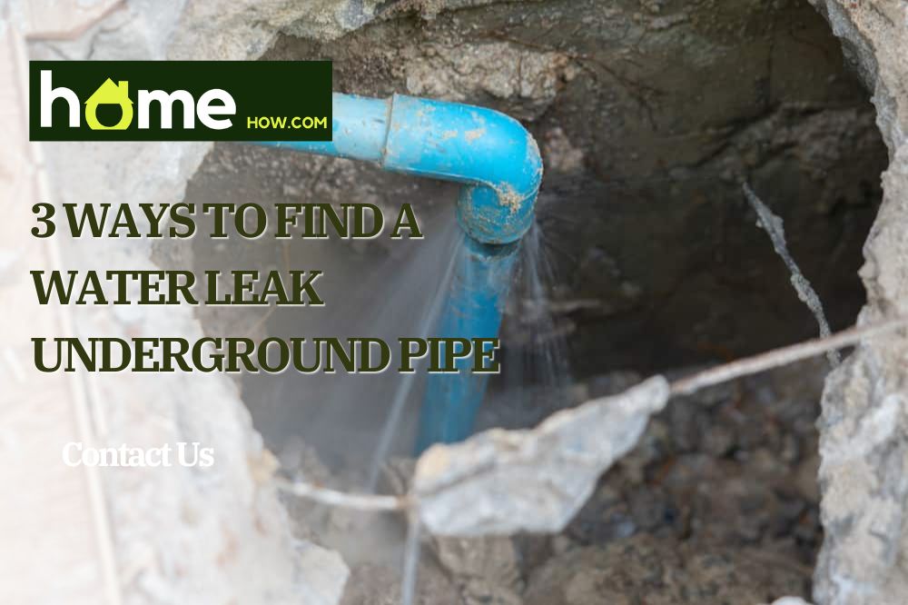 3 Ways To Find A Water Leak Underground Pipe