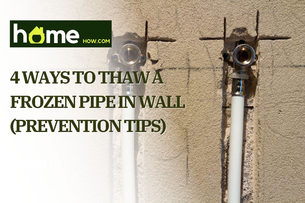 4 Ways to Thaw a Frozen Pipe in Wall