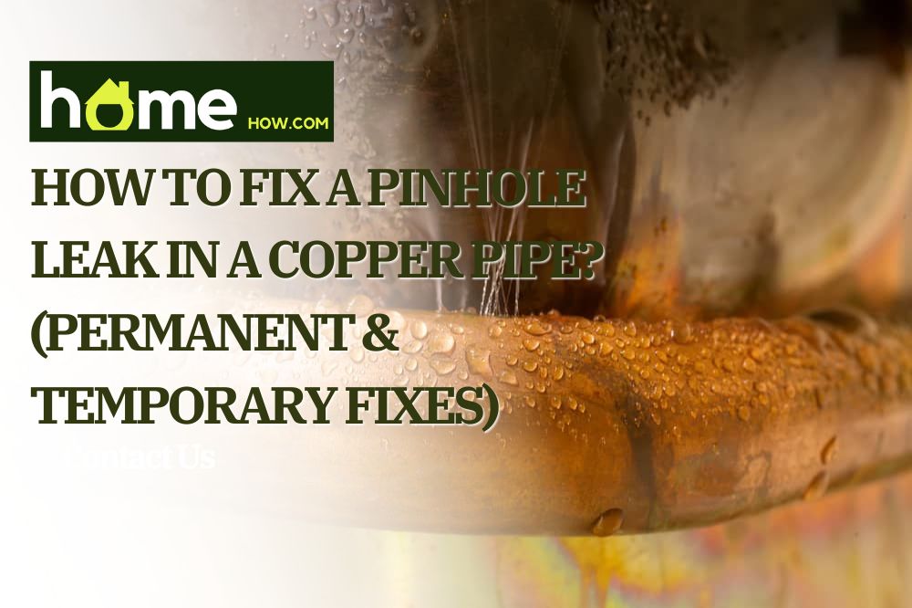 How to Fix a Pinhole Leak In a Copper Pipe