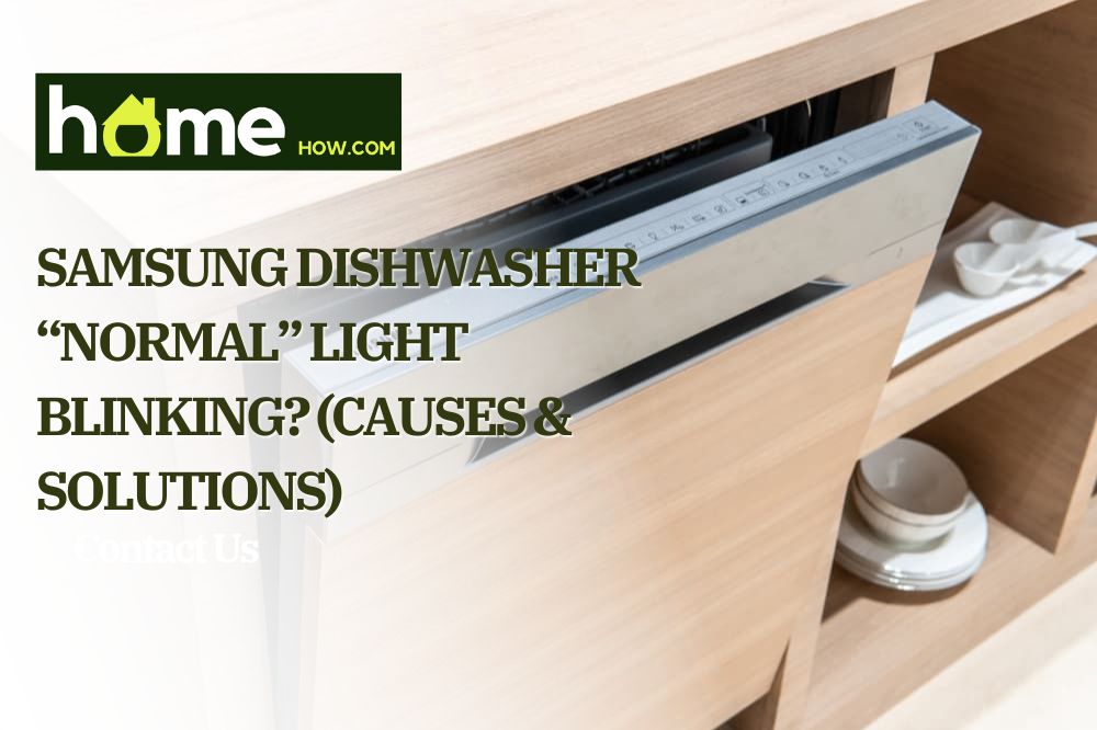 Samsung Dishwasher “Normal” Light Blinking