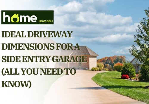 Ideal Driveway Dimensions For A Side Entry Garage (All You Need To Know)
